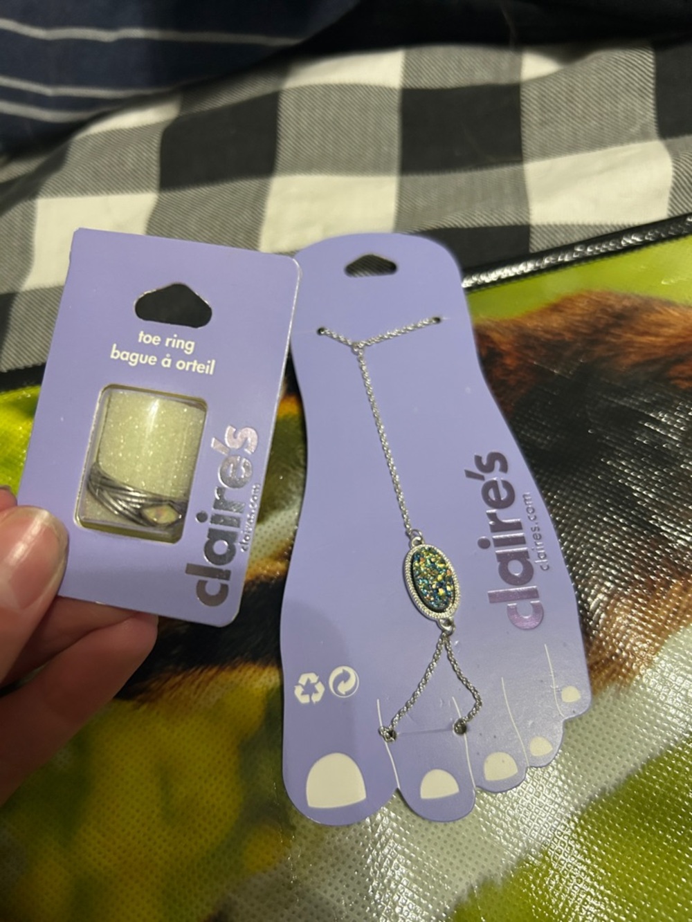 Foot Charm and Toe Ring Set